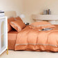 Light Rustic Brown Egyptian Cotton Duvet Cover Set - Duvet 