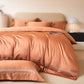 Light Rustic Brown Egyptian Cotton Duvet Cover Set - Duvet 
