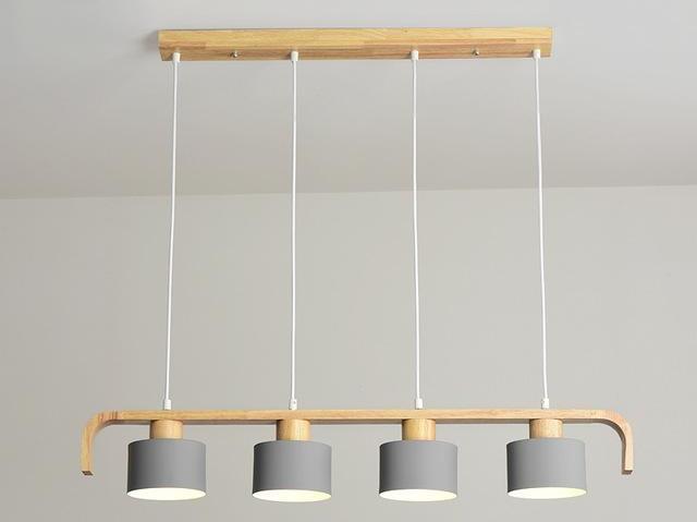 Linear Nordic LED Pendant Lamp - Gray / 4 - Pendant Lamp