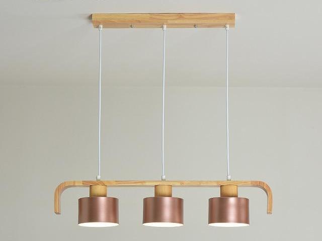Linear Nordic LED Pendant Lamp - Rose Gold / 3 - Pendant 
