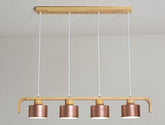 Linear Nordic LED Pendant Lamp - Rose Gold / 4 - Pendant 