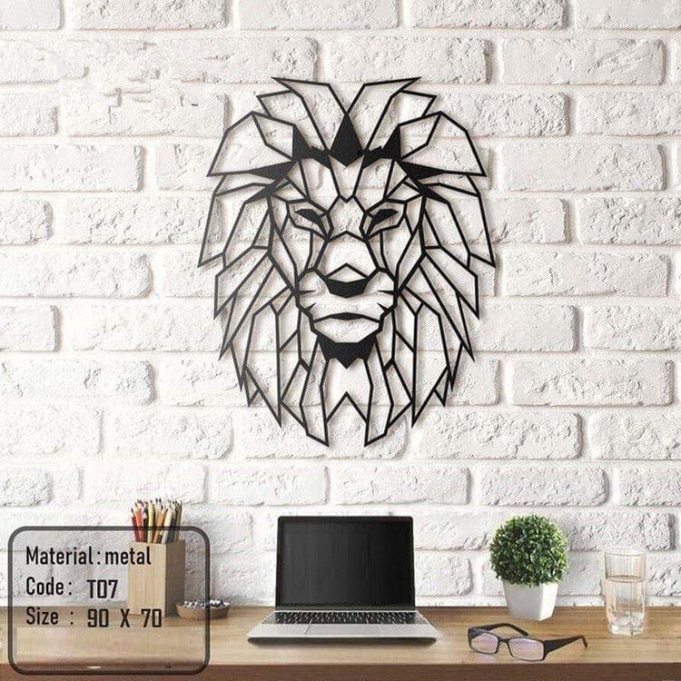 Lion Power Metal Wall Art - Metal Wall Art