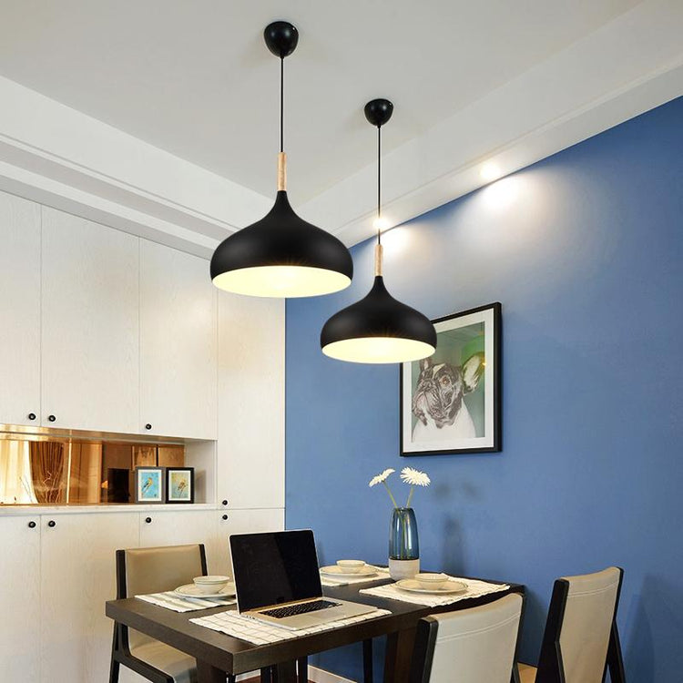 Lior - Clean Matte Pendant Lamp - Black - Pendant Lamp