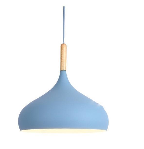 Lior - Clean Matte Pendant Lamp - Blue - Pendant Lamp