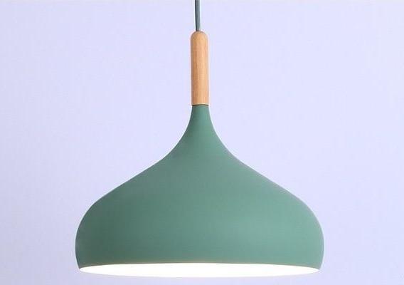 Lior - Clean Matte Pendant Lamp - Green - Pendant Lamp