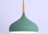 Lior - Clean Matte Pendant Lamp - Green - Pendant Lamp