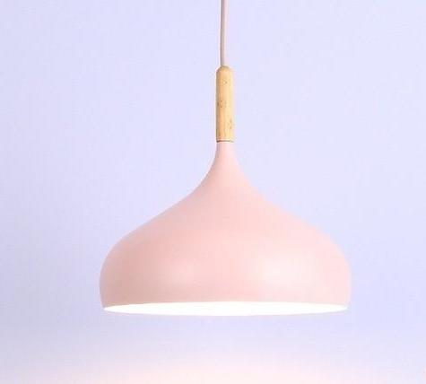 Lior - Clean Matte Pendant Lamp - Pink - Pendant Lamp