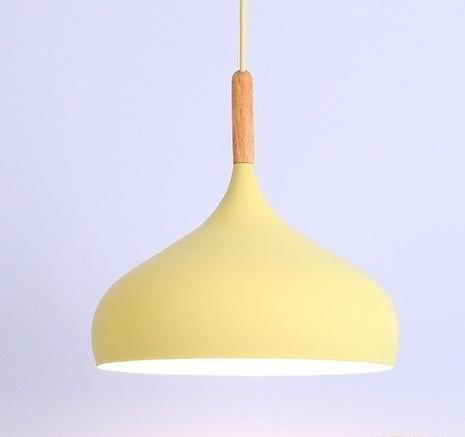 Lior - Clean Matte Pendant Lamp - Yellow - Pendant Lamp