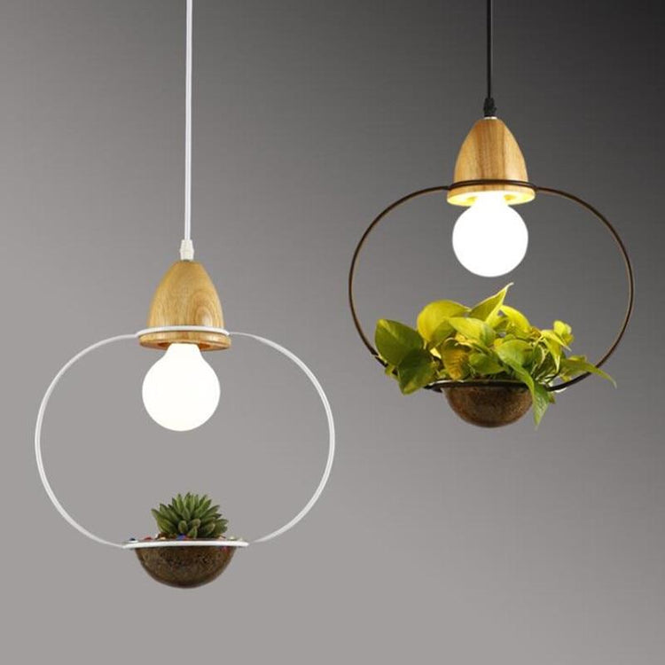 Lito - Contemporary Metal Planter Pendant Lamp - Pendant 