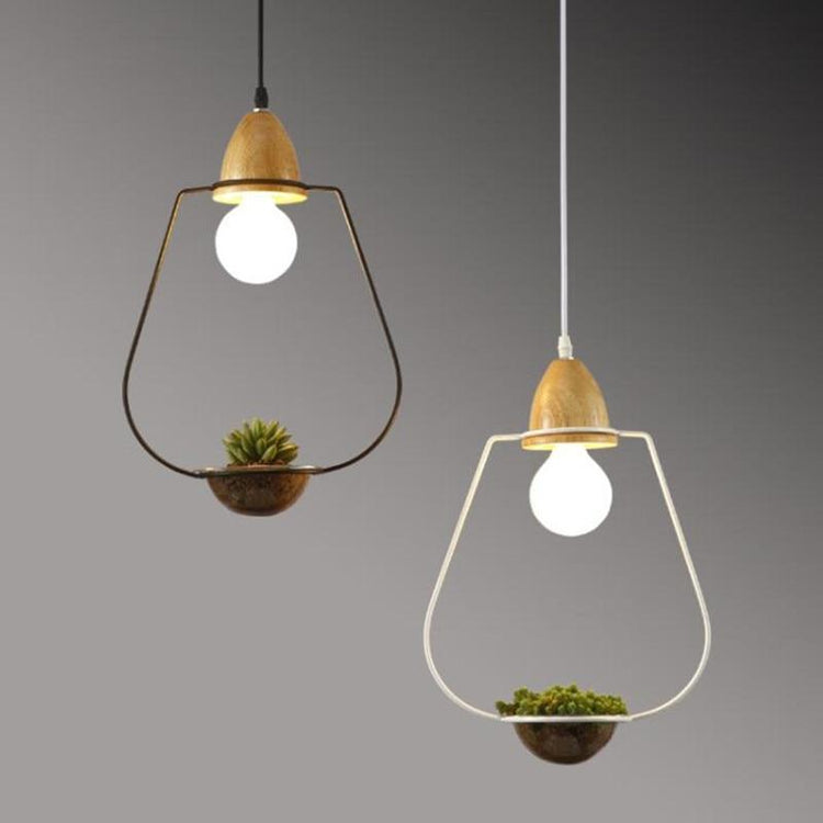 Lito - Contemporary Metal Planter Pendant Lamp - Pendant 