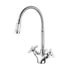 Long Arc Trendy Kitchen Faucet - Silver - Faucet