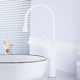 Long Loop Bathroom Kitchen faucet - White / Large - 18 - 