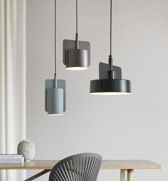 Luce - Contemporary LED Pendant Lamp - Gray Small - 12.5 x 5