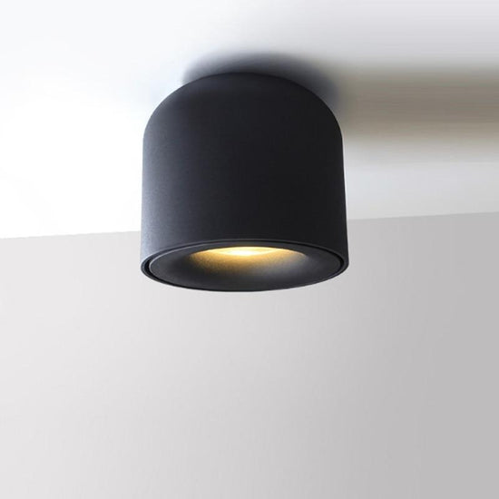 Lucille - LED Spotlight - Black / Warm White - 9W - Ceiling 