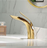 Luxury Curved Bathroom Faucet - Faucet