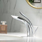 Luxury Curved Bathroom Faucet - Chrome - Faucet