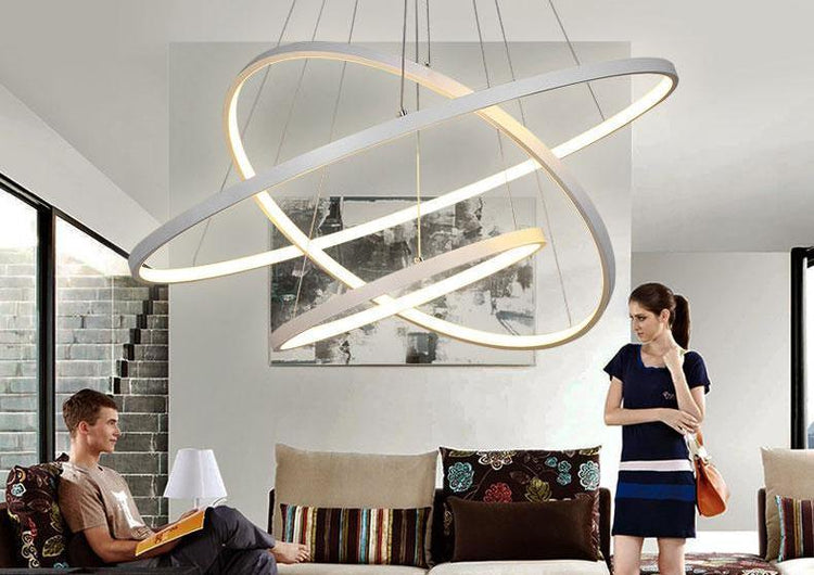 Luxury Modern Stylish Rings Chandelier - Chandelier