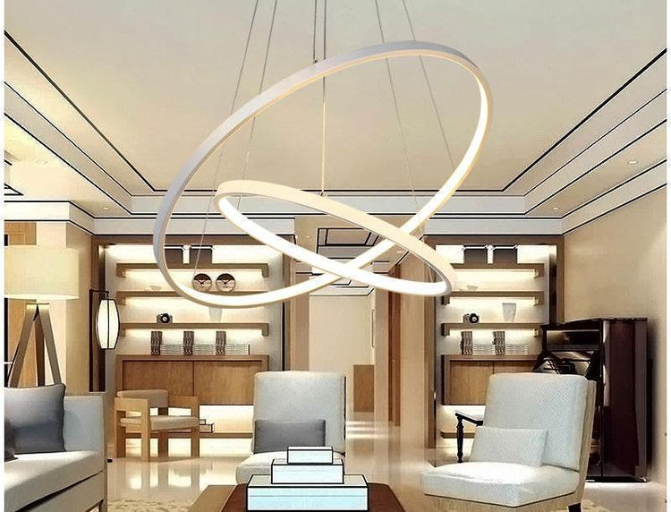 Luxury Modern Stylish Rings Chandelier - Chandelier