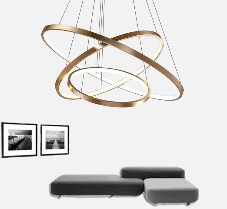 Luxury Modern Stylish Rings Chandelier - Chandelier