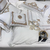 Luxury Royal White Egyptian Cotton Duvet Cover Set - Duvet 