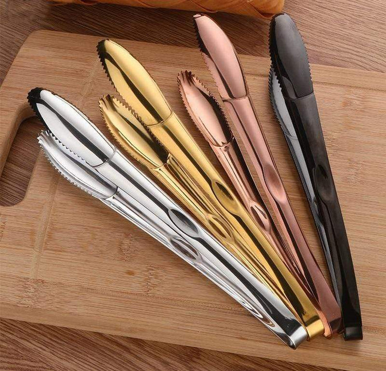 Luxury Stainless Steel Tongs - Cutlery Set