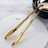 Luxury Stainless Steel Tongs - Gold - Cutlery Set