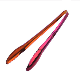 Luxury Stainless Steel Tongs - Rainbow Red - Cutlery Set