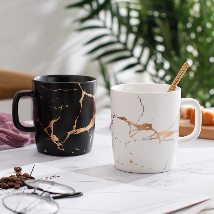 Marble Finish Coffee Mug - Mug