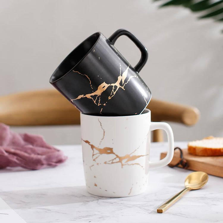 Marble Finish Coffee Mug - Mug