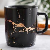 Marble Finish Coffee Mug - Black Thunder - Mug