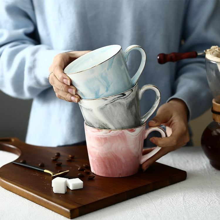 Marble Pattern Coffee Mug - Mug