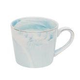 Marble Pattern Coffee Mug - Blue / Set of 2 - Mug