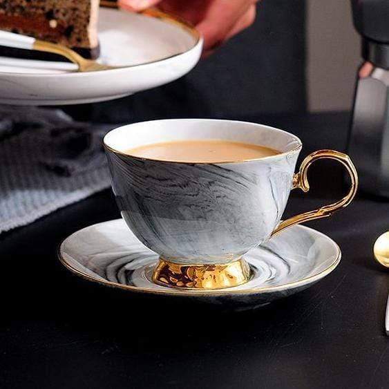 Marble Pattern Tea Cup - Mug