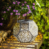 Mehreen Shadow Cast Solar LED Garden Lantern - Solar Light