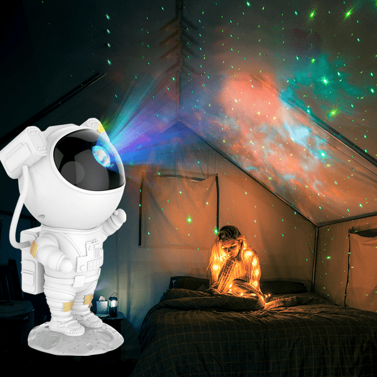 Mini Astronaut Starry Sky Light Projector Cutesy Home