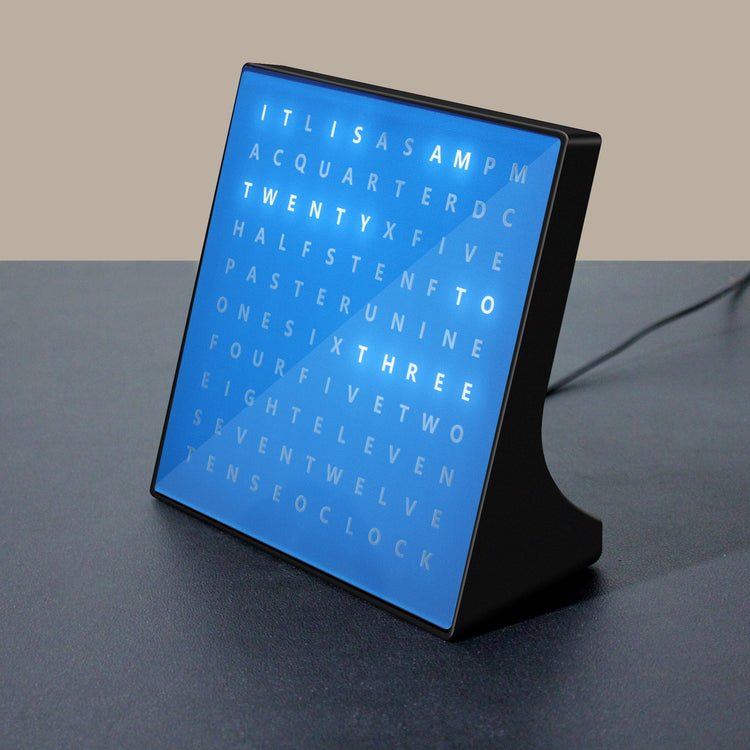 Minimal Letter Desk Clock - Table Lamp