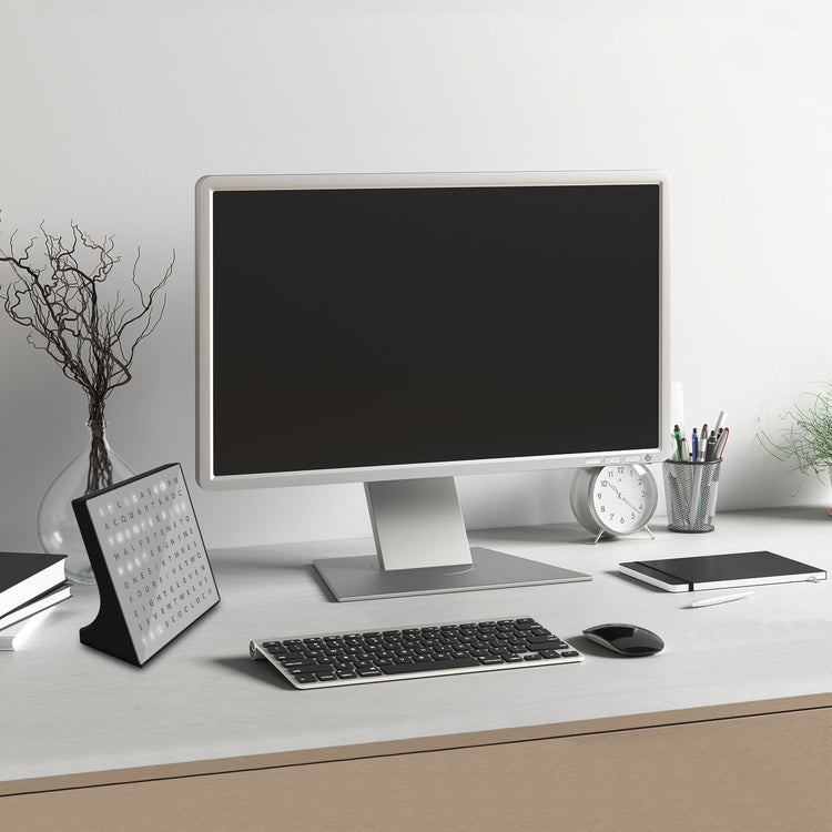 Minimal Letter Desk Clock - Table Lamp