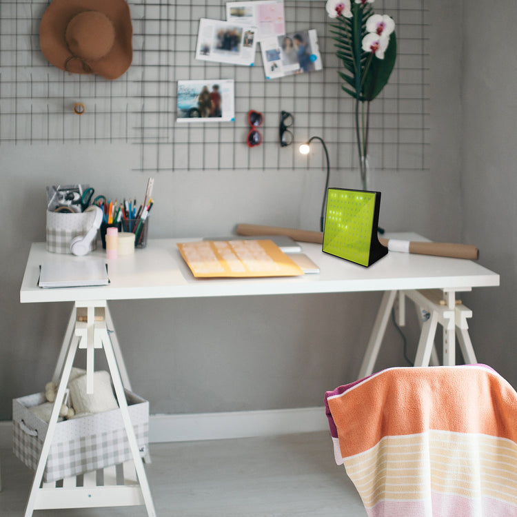 Minimal Letter Desk Clock - Table Lamp