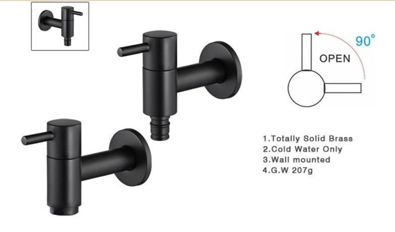 Minimal Wall Mounted Bathroom Faucet - Faucet