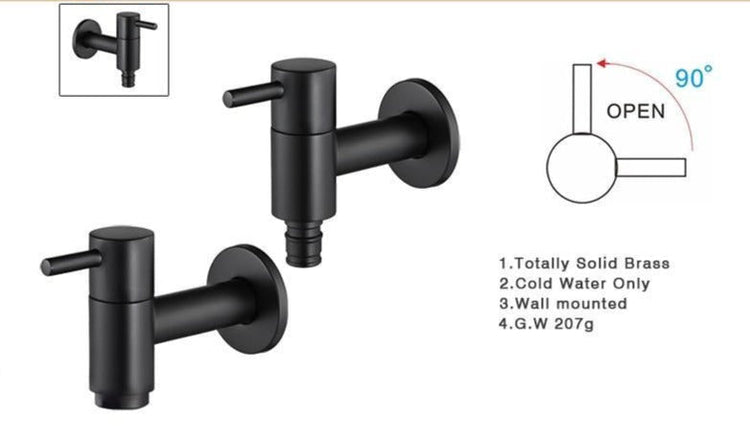 Minimal Wall Mounted Bathroom Faucet - Faucet