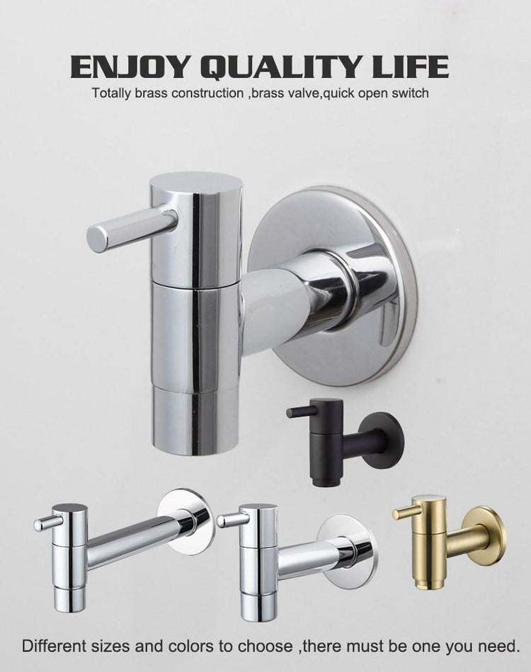 Minimal Wall Mounted Bathroom Faucet - Faucet