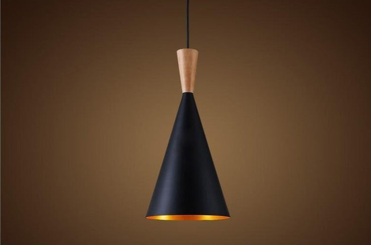 Modern Simplistic Metal Pendant Lamp - Cone - 16 x 7.5 / 