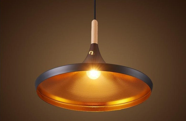 Modern Simplistic Metal Pendant Lamp - Funnel - 8 x 14 / 