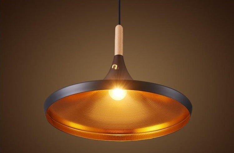 Modern Simplistic Metal Pendant Lamp - Funnel - 8 x 14 / 