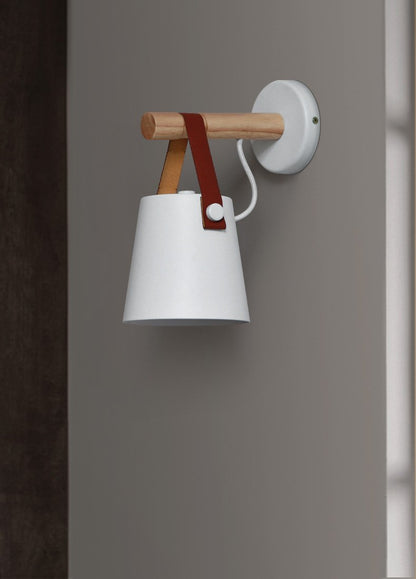 Modern Stylish Wall Mounted Hanging Lampshade - White - Wall