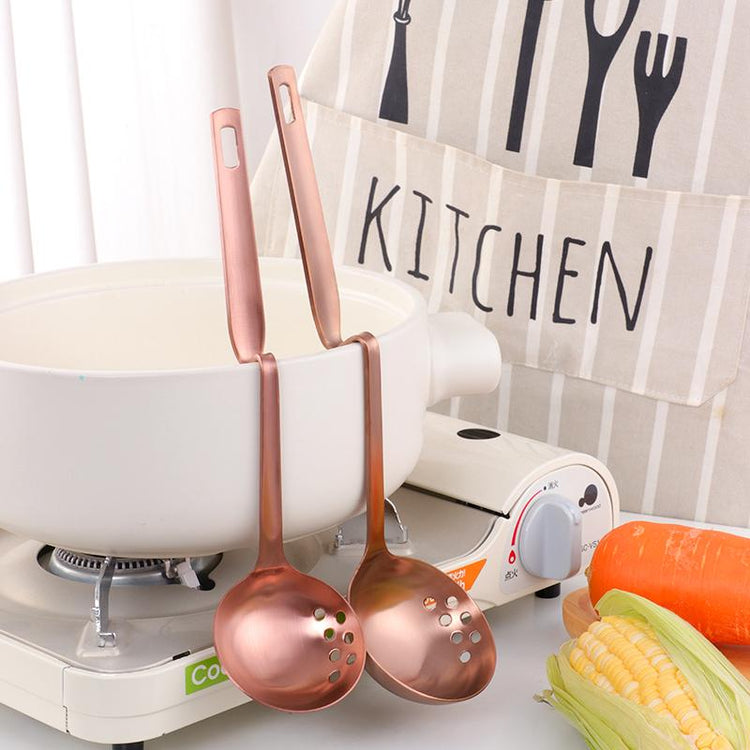 Modern Unique Artsy Ladle - Rose Gold - Cutlery Set