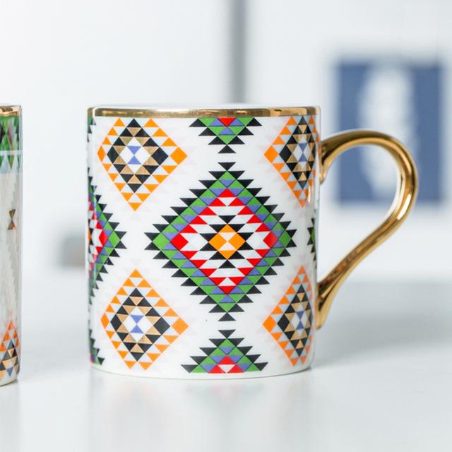 Moroccan Gold Touch Mug - Mug