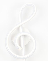 Mozart - Musical Note Wall Lamp - White / Cold White 