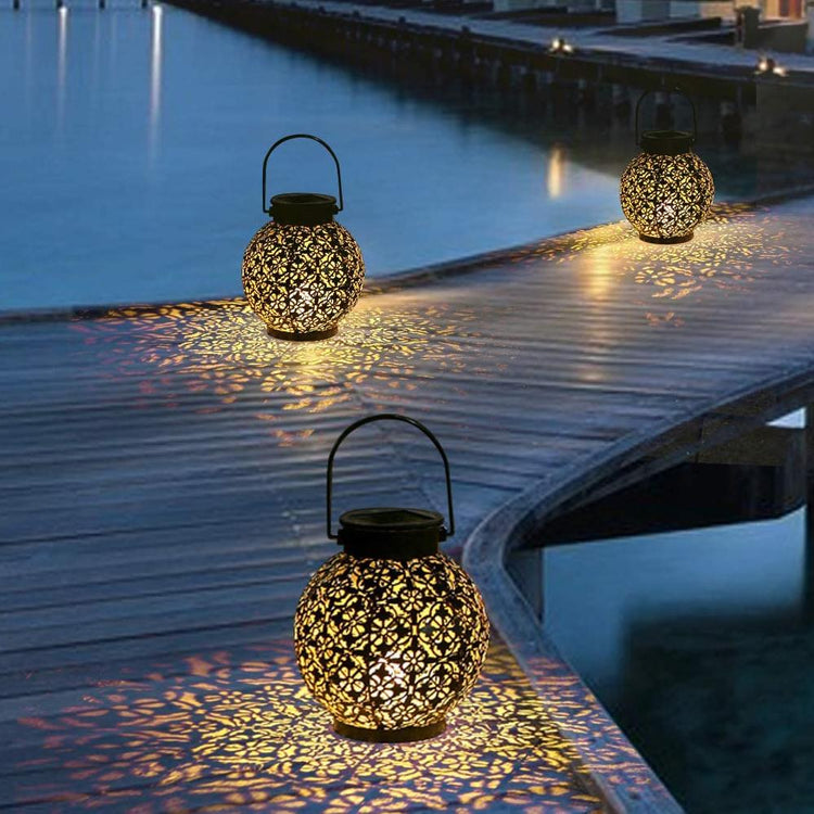 Mubeen Solar LED Garden Shadow Cast Lantern - Solar Light