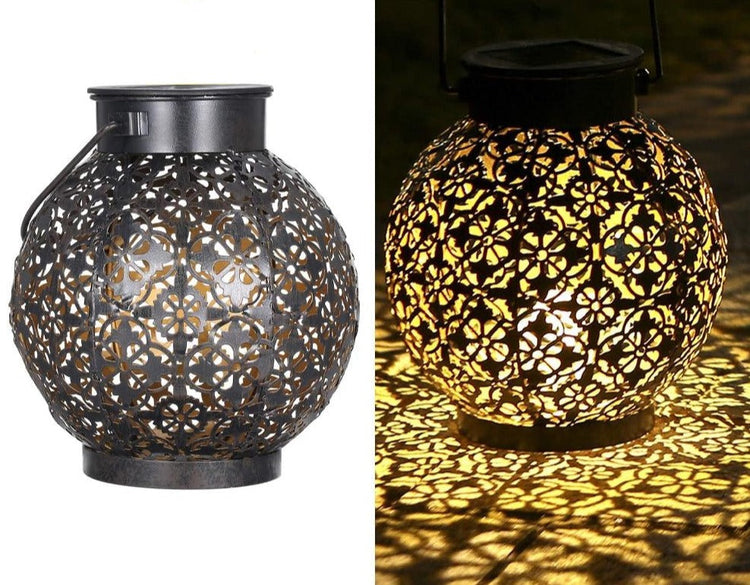 Mubeen Solar LED Garden Shadow Cast Lantern - Solar Light